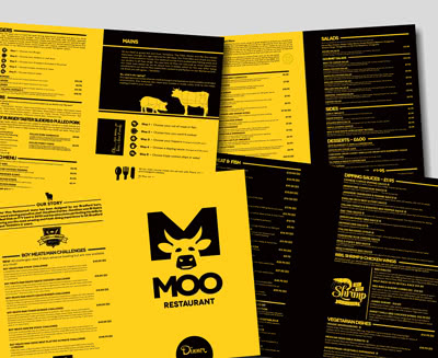 Modern Restaurant Menu Design - A4 Menu 8 Pages Modern Restaurant Menu Design - A4 Menu 8 Pages