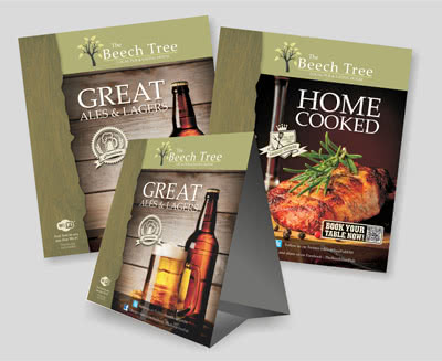 Tent Card Table Talker for Restaurants & Pubs Tent Card Table Talker for Restaurants & Pubs