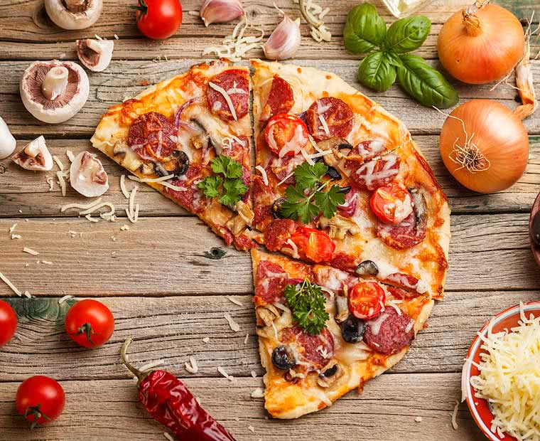Pizza and Italian Food image library (c) Low Cost Menus