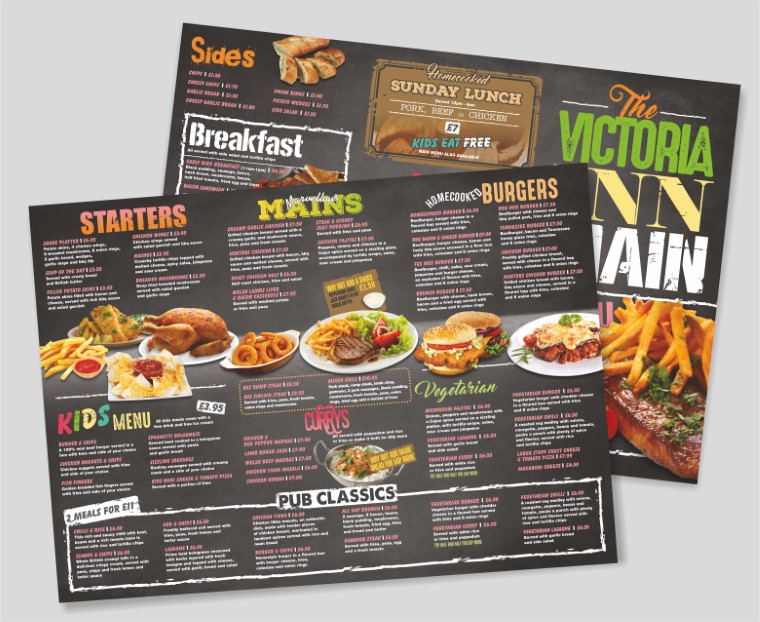 Picture of a Disposable and Single Use A3 Disposable Menus, Menu Printing from Low Cost Menus Picture of a Disposable and Single Use A3 Disposable Menus, Menu Printing from Low Cost Menus